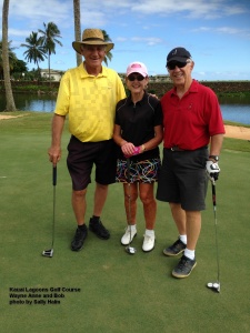 2014-11-09--#01--Golf at Kauai Lagoons - Wayne Anne and Bob.jpg